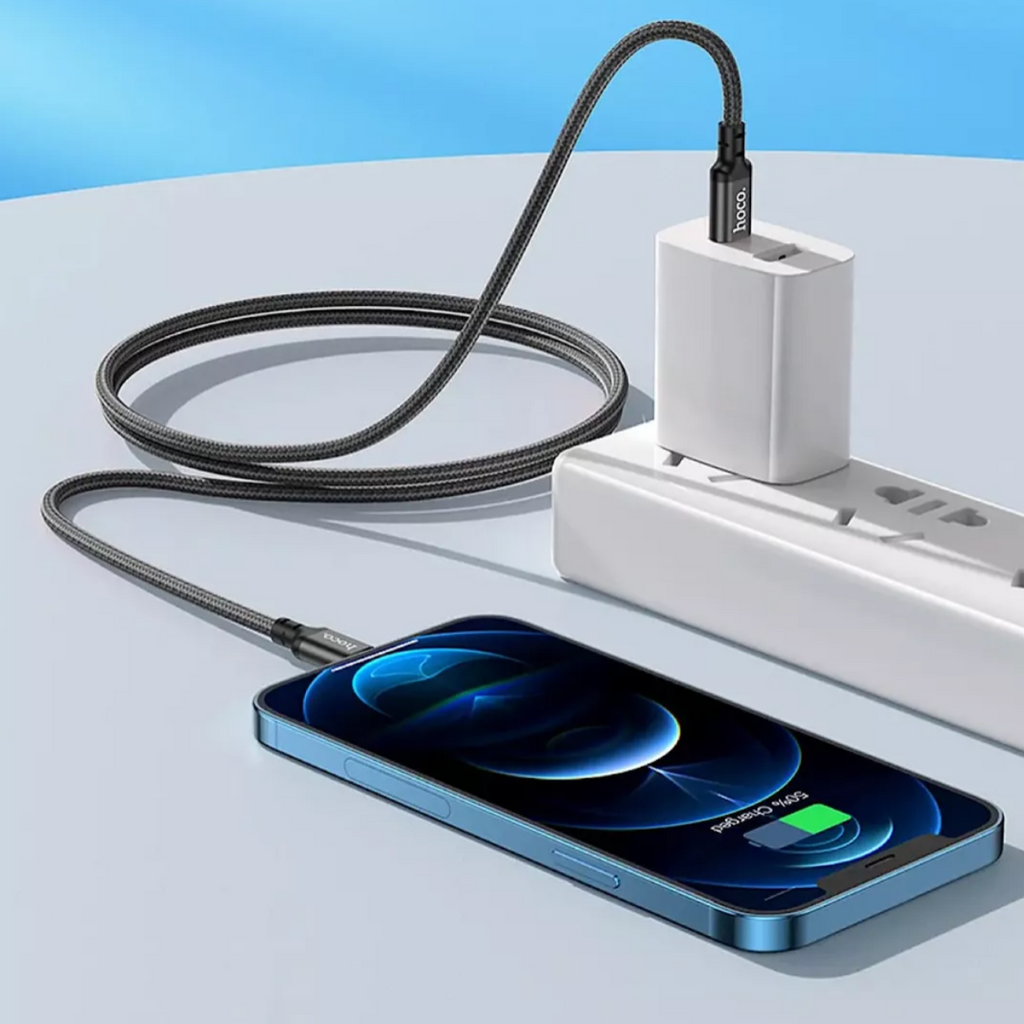 Cable USB-C a Lightning Para Apple Hoco X14 Cordon 1 Metros