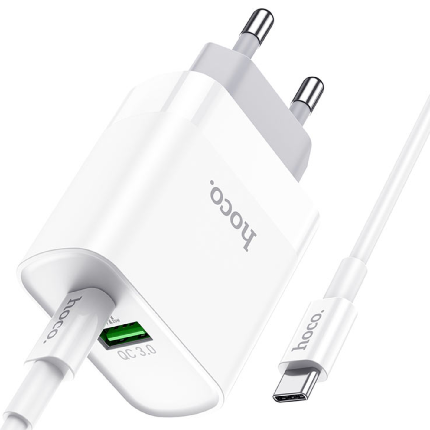 Cargador Telefono Tablet Hoco C80A USB-C a USB-C Carga Rapida