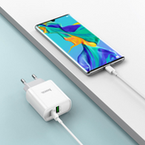 Cargador Telefono Tablet Hoco C80A USB-C a USB-C Carga Rapida