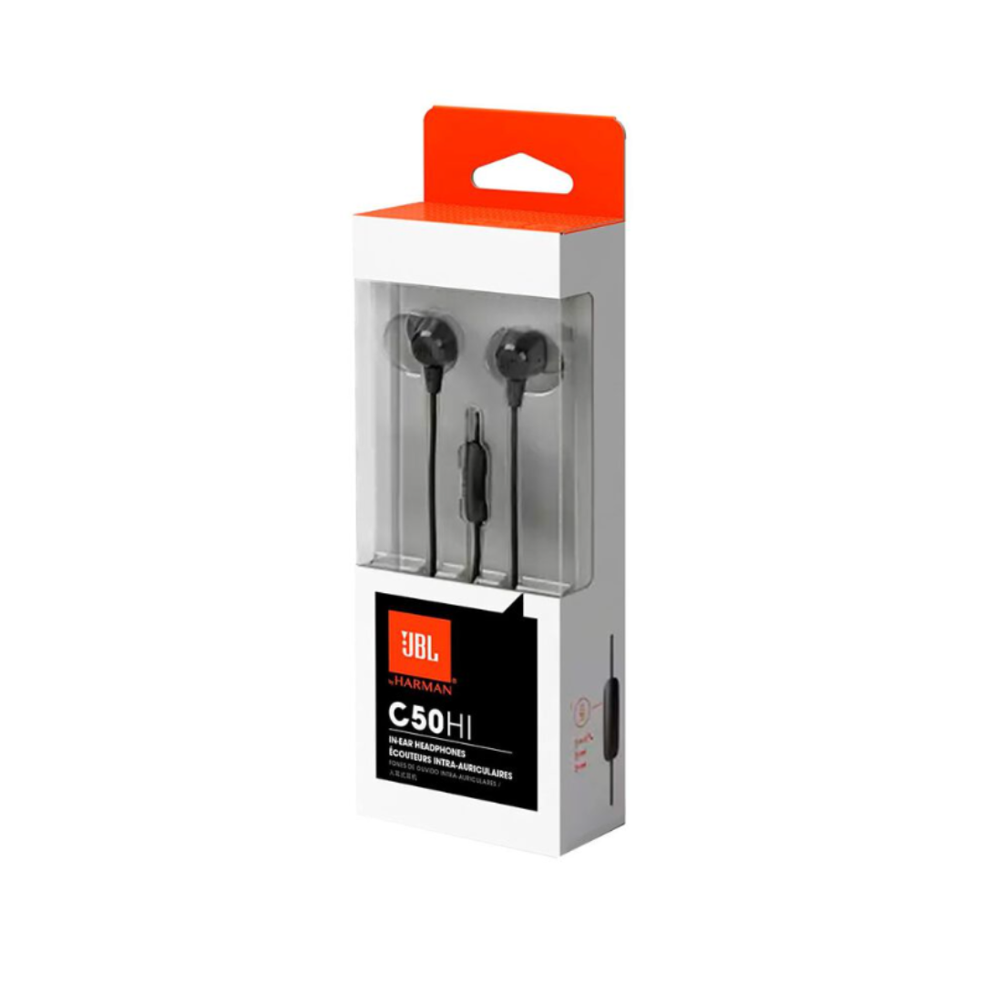 Audifonos JBL C50HI Harman In-Ear Jack 3.5mm Auxiliar Manos Libres