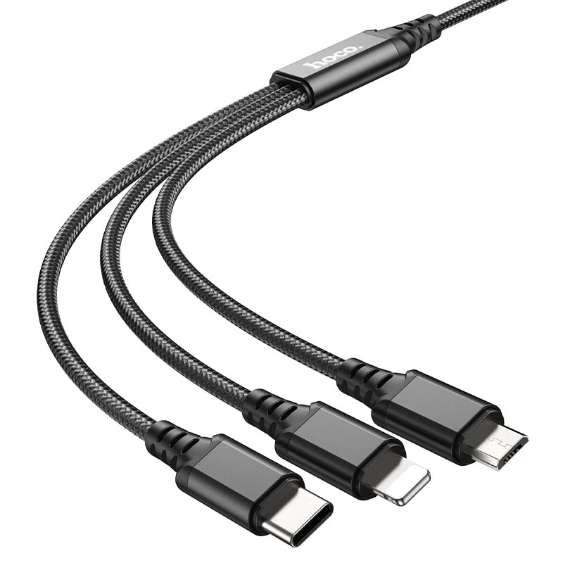 Cable Hoco X76 3 EN 1